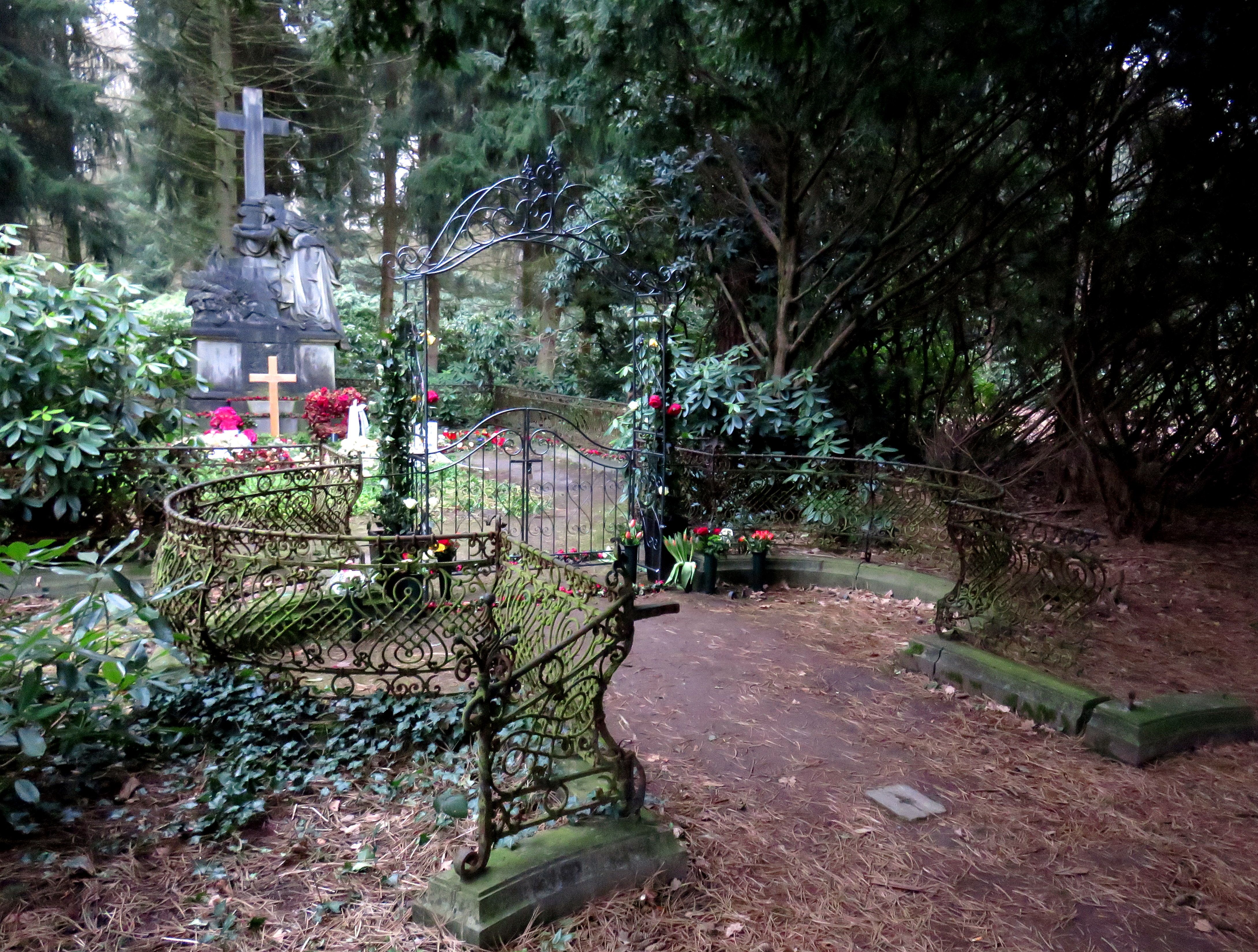 Grabstätte von Jan Fedder auf dem Friedhof Ohlsdorf